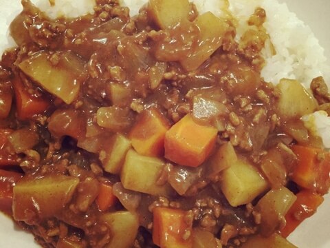 時短♡簡単でおいしいキーマカレー